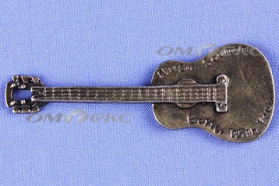 Декоративный элемент для творчества из металла "Гитара"  - купить в Кургане. Цена: 19.99 руб.
