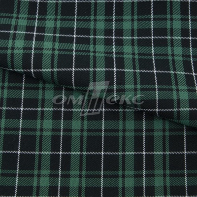 Ткань костюмная Клетка 25577, т.зеленый/зеленый./ч/бел, 230 г/м2, шир.150 см - купить в Кургане. Цена 539.74 руб.