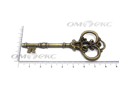 Декоративный элемент для творчества из металла "Ключ"8,5 см  - купить в Кургане. Цена: 26.66 руб.
