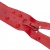 Молния водонепроницаемая PVC Т-7, 20 см, неразъемная, цвет (820)-красный - купить в Кургане. Цена: 21.56 руб.