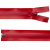 Молния водонепроницаемая PVC Т-7, 60 см, разъемная, цвет (820) красный - купить в Кургане. Цена: 49.39 руб.