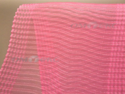 Лента капроновая "Гофре", шир. 110 мм/уп. 50 м, цвет розовый - купить в Кургане. Цена: 35.60 руб.