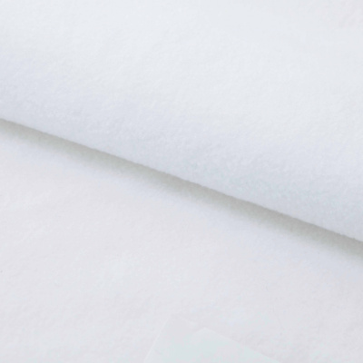 Флис DTY 240 г/м2, White/белый, 150 см (2,77м/кг) - купить в Кургане. Цена 640.46 руб.
