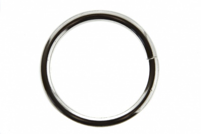 Кольцо металлическое d-38 мм, цв.-никель - купить в Кургане. Цена: 4.89 руб.