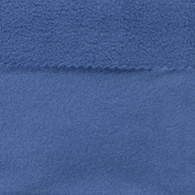 Флис DTY 19-4027, 180 г/м2, шир. 150 см, цвет джинс - купить в Кургане. Цена 646.04 руб.