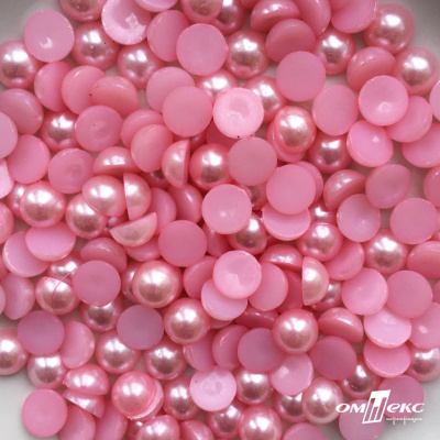 0404-5146В-Полубусины пластиковые круглые "ОмТекс", 10 мм, (уп.50гр=175+/-3шт), цв.101-св.розовый - купить в Кургане. Цена: 63.46 руб.