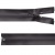 Молния водонепроницаемая PVC Т-7, 60 см, разъемная, цвет (301) т.серый - купить в Кургане. Цена: 49.39 руб.