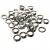 Люверсы, металлические/20мм/никель (упак.1000 шт) - купить в Кургане. Цена: 1 587.60 руб.