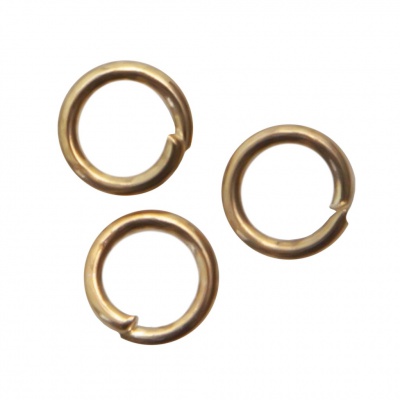 Кольцо  соединительное для бижутерии 4 мм, цв.-золото - купить в Кургане. Цена: 0.41 руб.