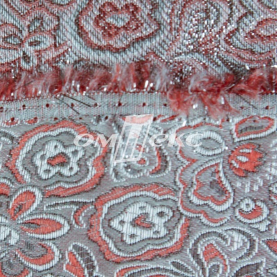 Ткань костюмная жаккард, 135 гр/м2, шир.150см, цвет красный№12 - купить в Кургане. Цена 441.92 руб.