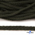Шнур плетеный d-6 мм круглый, 70% хлопок 30% полиэстер, уп.90+/-1 м, цв.1075-хаки - купить в Кургане. Цена: 588 руб.