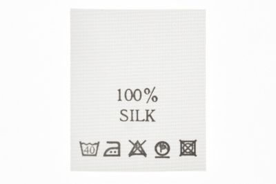 Состав и уход 100% Silk 200 шт - купить в Кургане. Цена: 232.29 руб.