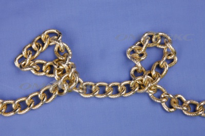 Цепь металл декоративная №92 золото (10+/-1 м)  - купить в Кургане. Цена: 1 445.08 руб.