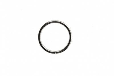 Кольцо металлическое d-15 мм, цв.-никель - купить в Кургане. Цена: 2.45 руб.