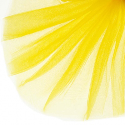 Фатин блестящий 16-70, 12 гр/м2, шир.300см, цвет жёлтый - купить в Кургане. Цена 109.72 руб.