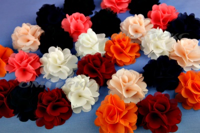 Цветы декоративные пришивные - купить в Кургане. Цена: 28.82 руб.