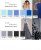 Креп стрейч Амузен 14-4122, 85 гр/м2, шир.150см, цвет голубой - купить в Кургане. Цена 148.37 руб.