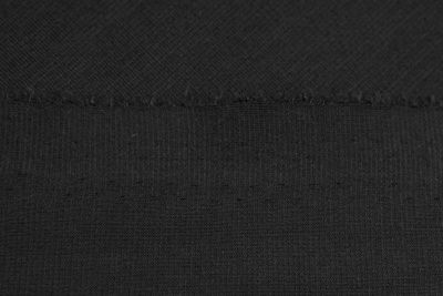 Трикотаж "Grange" BLACK 1# (2,38м/кг), 280 гр/м2, шир.150 см, цвет чёрно-серый - купить в Кургане. Цена 870.01 руб.