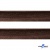 Кант атласный 074, шир. 12 мм (в упак. 65,8 м), цвет коричневый - купить в Кургане. Цена: 237.16 руб.
