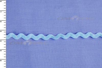 Тесьма плетеная "Вьюнчик"/голубой - купить в Кургане. Цена: 37.29 руб.