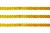 Пайетки "ОмТекс" на нитях, CREAM, 6 мм С / упак.73+/-1м, цв. 92 - золото - купить в Кургане. Цена: 484.77 руб.