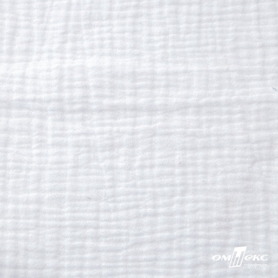 Ткань Муслин, 100% хлопок, 125 гр/м2, шир. 140 см #201 цв.(2)-белый - купить в Кургане. Цена 464.97 руб.