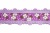 Тесьма декоративная 0385-6169, шир. 25 мм/уп. 22,8+/-1 м, цвет 01-фиолетовый - купить в Кургане. Цена: 387.43 руб.