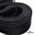 Регилиновая лента мягкая, пластик, шир.40мм, (уп.22+/-0,5м), цв.- черный - купить в Кургане. Цена: 294 руб.