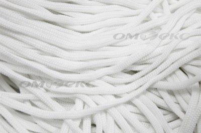Шнур Т-02 (4с2) мелкое плетение 4мм 100 м белый - купить в Кургане. Цена: 2.50 руб.
