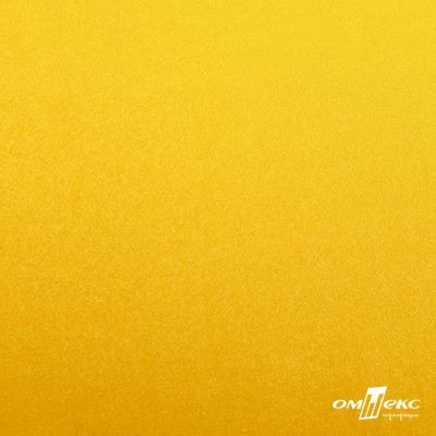 Поли креп-сатин 13-0859, 125 (+/-5) гр/м2, шир.150см, цвет жёлтый - купить в Кургане. Цена 155.57 руб.