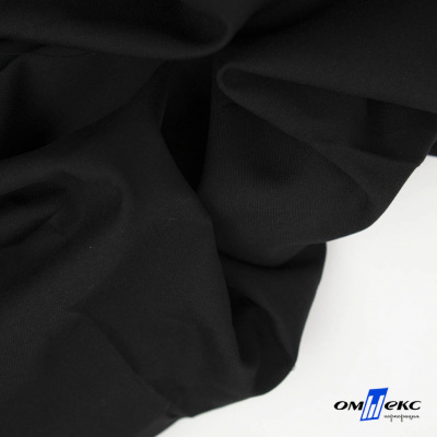 Ткань костюмная "Матте" 80% P, 16% R, 4% S, 170 г/м2, шир.150 см, цв-черный #1 - купить в Кургане. Цена 376.70 руб.