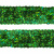 Тесьма с пайетками D4, шир. 20 мм/уп. 25+/-1 м, цвет зелёный - купить в Кургане. Цена: 778.19 руб.