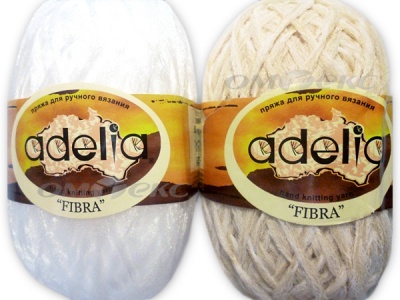 Пряжа Adelia "Fibra", полиэстер 100%, 50 гр/200 м - купить в Кургане. Цена: 34.67 руб.