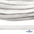 Шнур плетеный d-8 мм плоский, 70% хлопок 30% полиэстер, уп.85+/-1 м, цв.1018-белый - купить в Кургане. Цена: 735 руб.