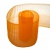 Лента капроновая "Гофре", шир. 110 мм/уп. 50 м, цвет оранжевый - купить в Кургане. Цена: 26.93 руб.
