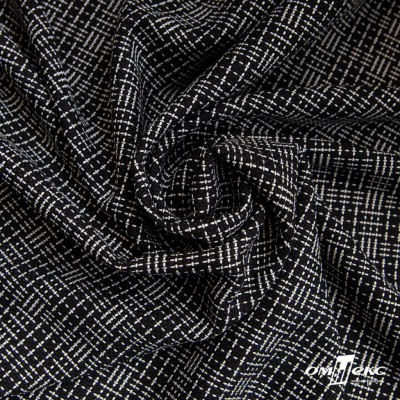 Ткань костюмная "Гарсия" 80% P, 18% R, 2% S, 335 г/м2, шир.150 см, Цвет черный - купить в Кургане. Цена 669.66 руб.