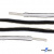 Шнурки #4-27, круглые 130 см, двухцветные (черно/белый) - купить в Кургане. Цена: 47.04 руб.