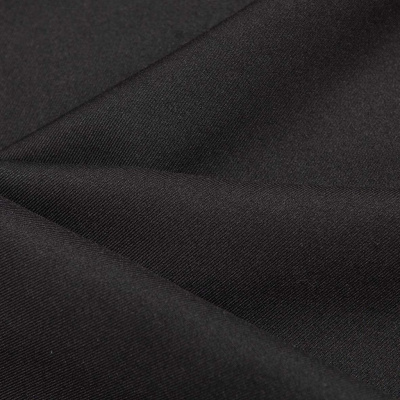 Ткань костюмная 21010 2044, 225 гр/м2, шир.150см, цвет черный - купить в Кургане. Цена 390.73 руб.