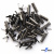 06032-Наконечник для шнура металл, отв. 4 мм, цв. тём.никель - купить в Кургане. Цена: 9.60 руб.