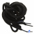 Шнурки #106-09, круглые 130 см, цв.чёрный - купить в Кургане. Цена: 21.92 руб.