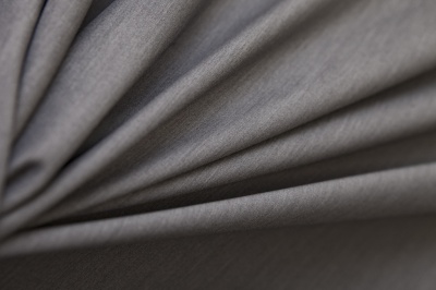 Костюмная ткань с вискозой "Флоренция", 195 гр/м2, шир.150см, цвет св.серый - купить в Кургане. Цена 496.99 руб.