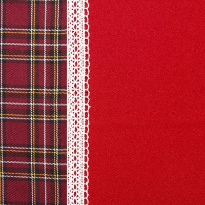 Ткань костюмная 21010 2023, 225 гр/м2, шир.150см, цвет красный - купить в Кургане. Цена 390.73 руб.
