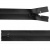 Молния водонепроницаемая PVC Т-7, 20 см, неразъемная, цвет чёрный - купить в Кургане. Цена: 21.56 руб.