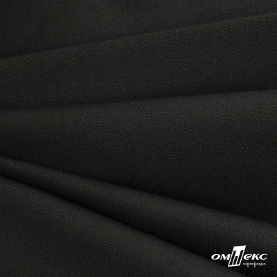 Костюмная ткань с вискозой "Диана", 260 гр/м2, шир.150см, цвет чёрный - купить в Кургане. Цена 438.50 руб.