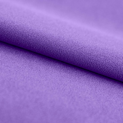 Креп стрейч Амузен 17-3323, 85 гр/м2, шир.150см, цвет фиолетовый - купить в Кургане. Цена 196.05 руб.