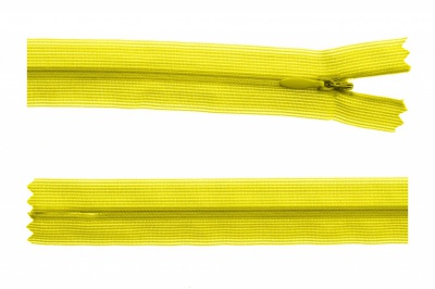 Молния потайная Т3 131, 20 см, капрон, цвет жёлтый - купить в Кургане. Цена: 5.12 руб.