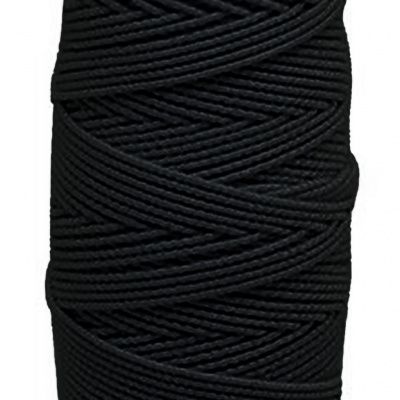 Нитка - резинка Спандекс 25 м (уп-10шт)-чёрные - купить в Кургане. Цена: 36.02 руб.