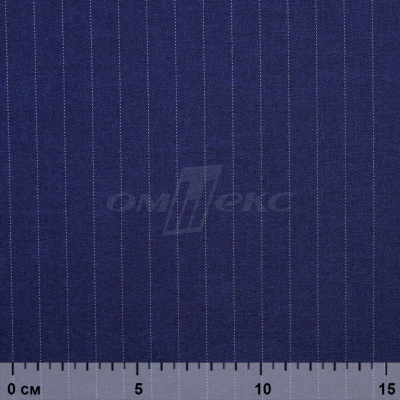 Костюмная ткань "Жаклин", 188 гр/м2, шир. 150 см, цвет тёмно-синий - купить в Кургане. Цена 430.84 руб.