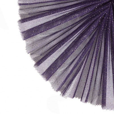 Сетка Глиттер, 24 г/м2, шир.145 см., пурпурный - купить в Кургане. Цена 117.24 руб.