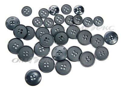 51926/15 мм (4 пр) черные пуговицы (брючные) - купить в Кургане. Цена: 1.50 руб.